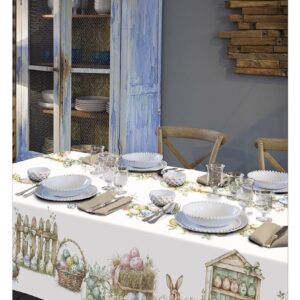 Bunny Tovaglia 150x220 - 8 POSTI - Pasqua