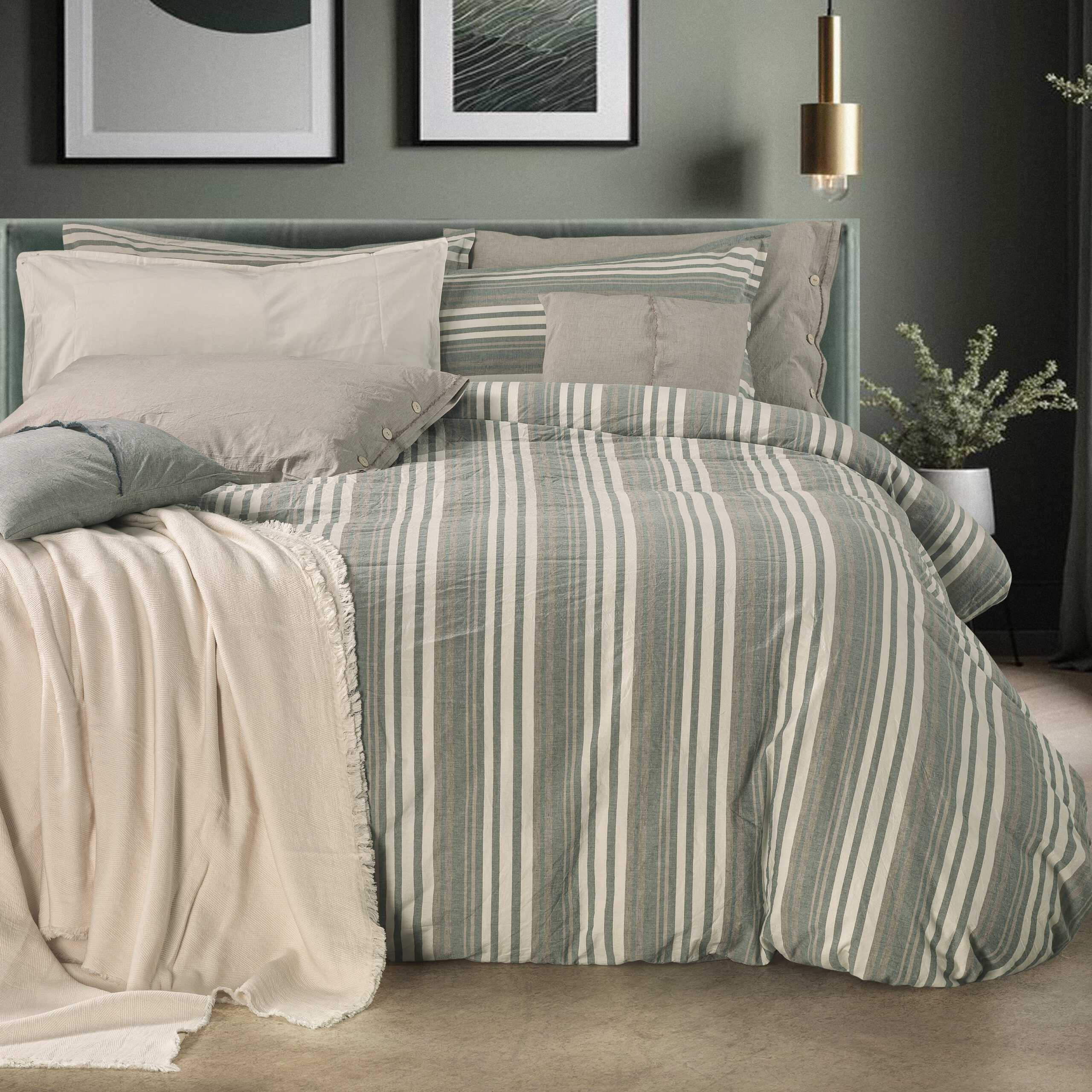 Aurora Parure Copripiumino Matrimoniale NO STIRO - immagine 2