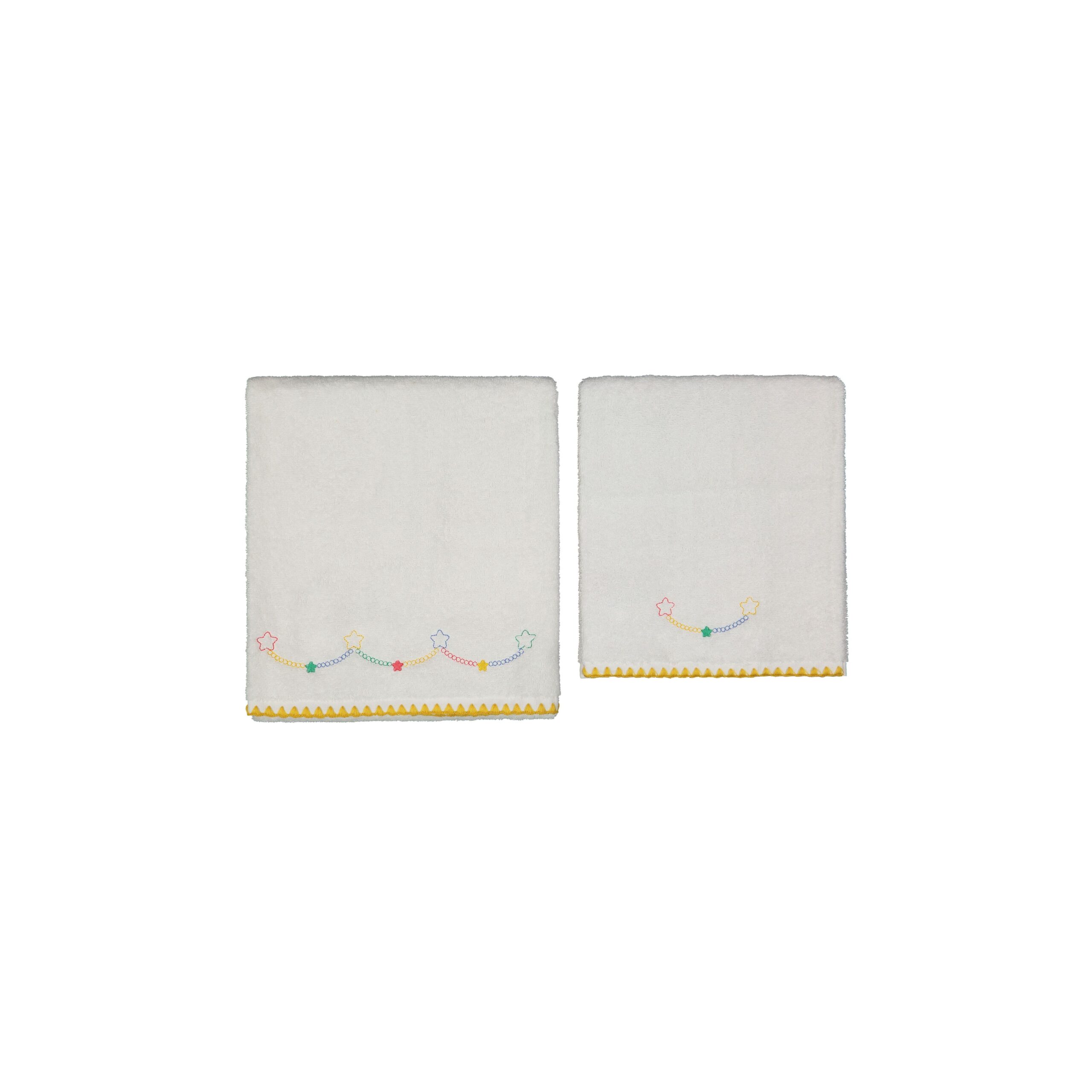 Coppia Asciugamani Stelline