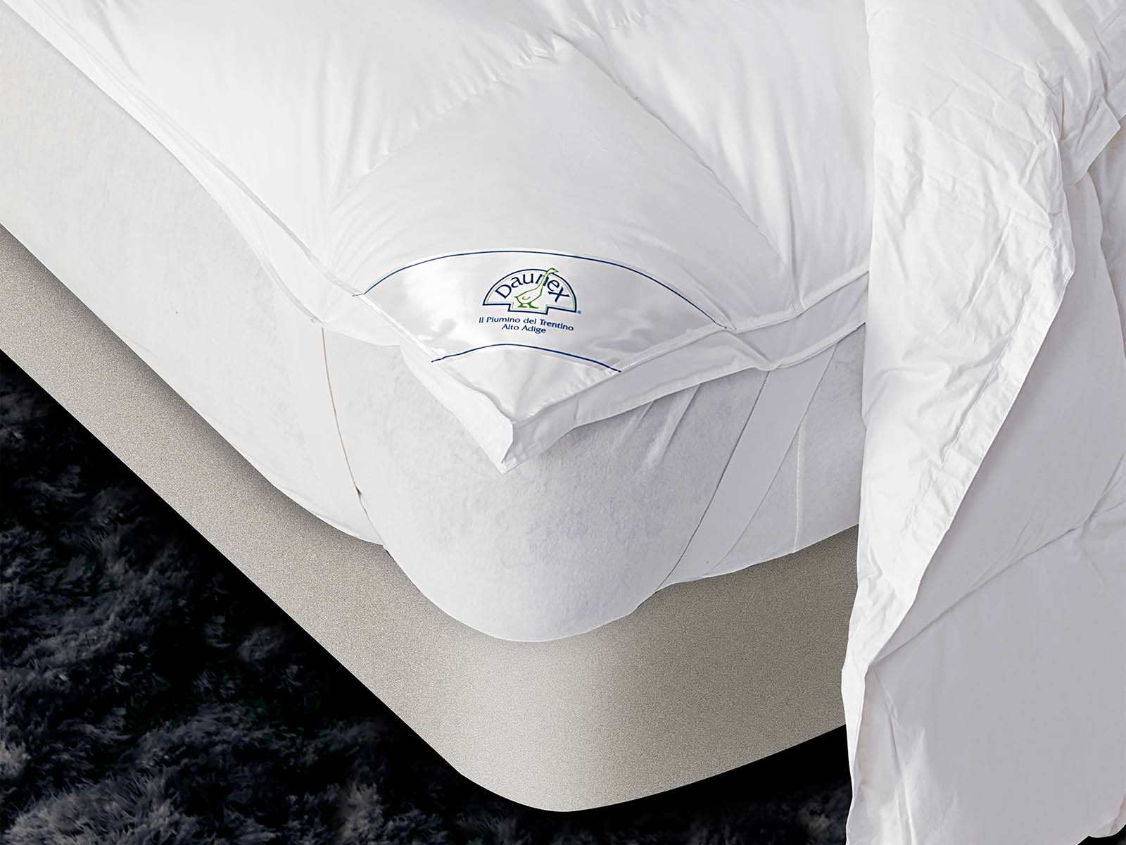 ORTISEI Topper in PIUMA Matrimoniale H.5 160X200 - 650 Cuin - immagine 2