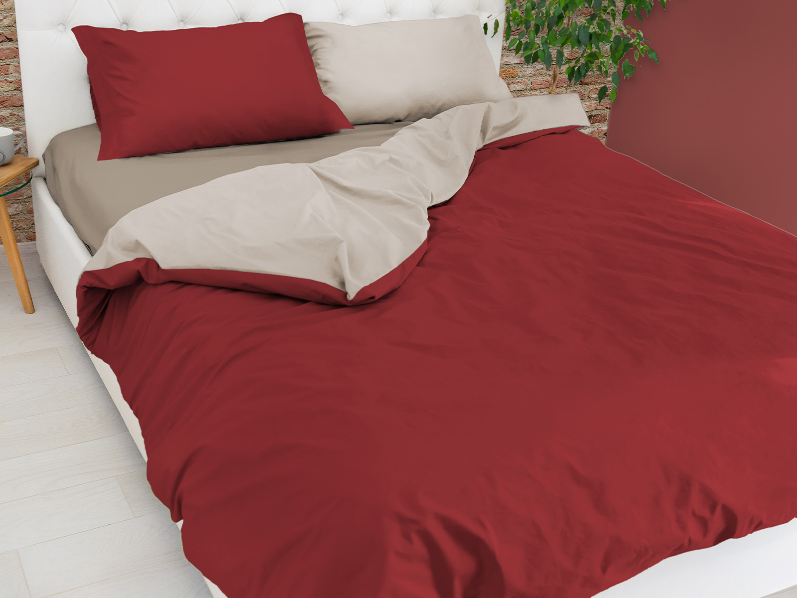 Parure Copripiumino Easy - Bicolor Piazza e Mezza NO STIRO - immagine 5