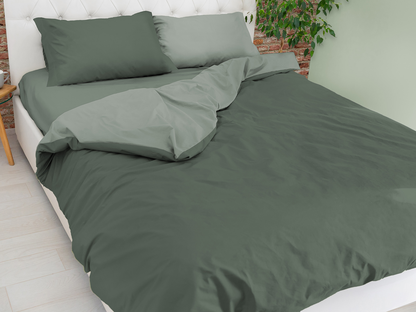 Parure Copripiumino Easy - Bicolor Matrimoniale NO STIRO