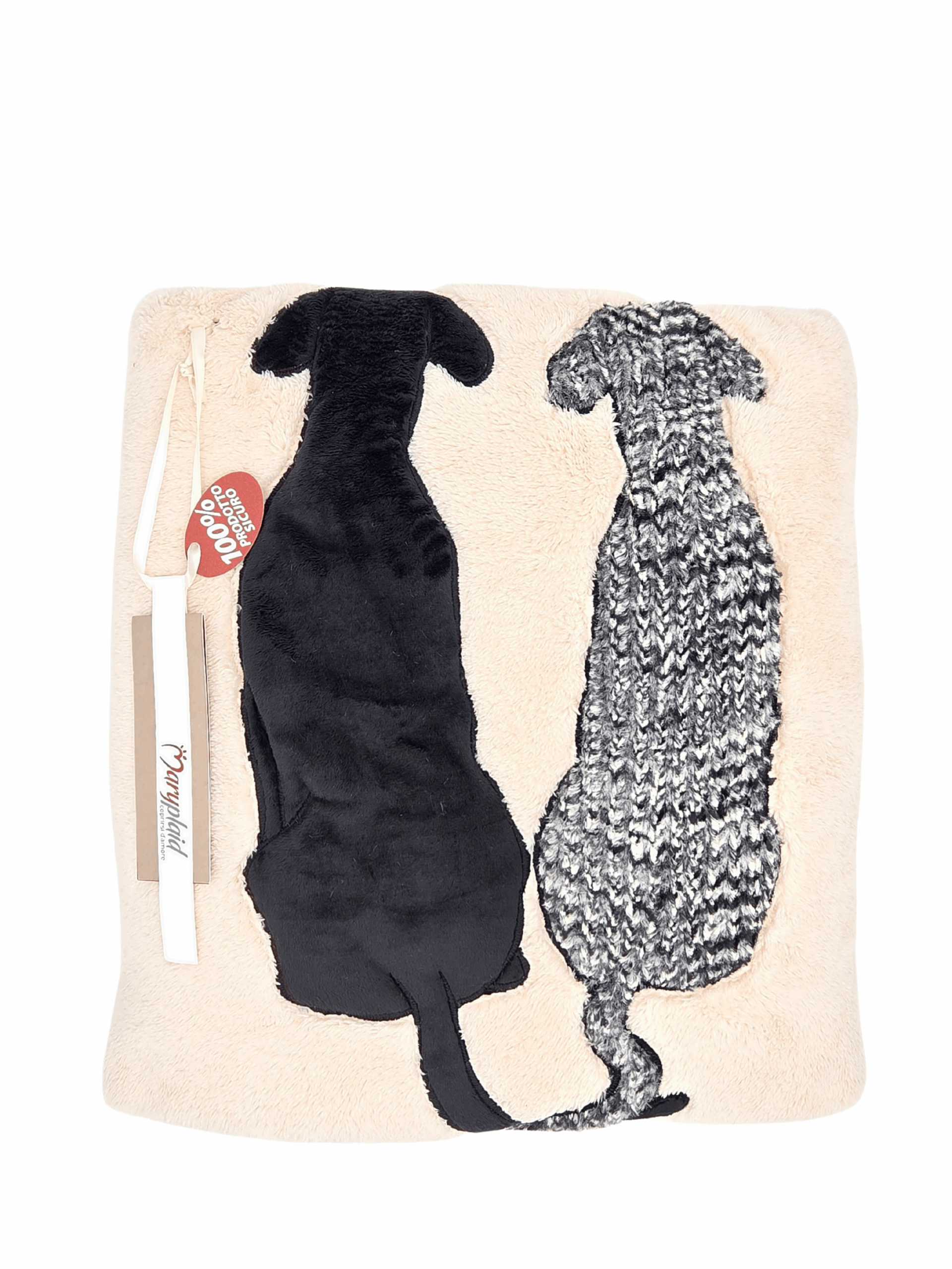 Plaid Amore a Quattro Zampe 150x180 Pelliccia Ecologica