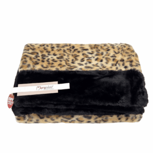 Plaid Chic Safari 140x180 Pelliccia Ecologica