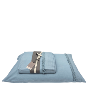 Completo Lenzuolo Duvet Spiga - Cielo