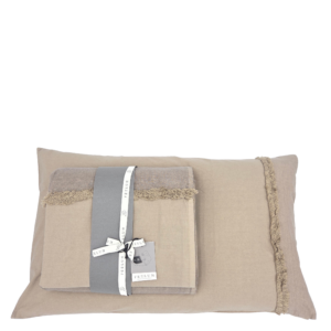 Completo Lenzuolo Duvet Spiga - Nocciola
