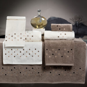 Set 1+1 Coppia Asciugamani Coriandoli
