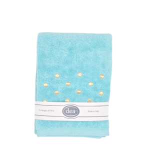 Set 1+1 Coppia Asciugamani Coriandoli Lurex