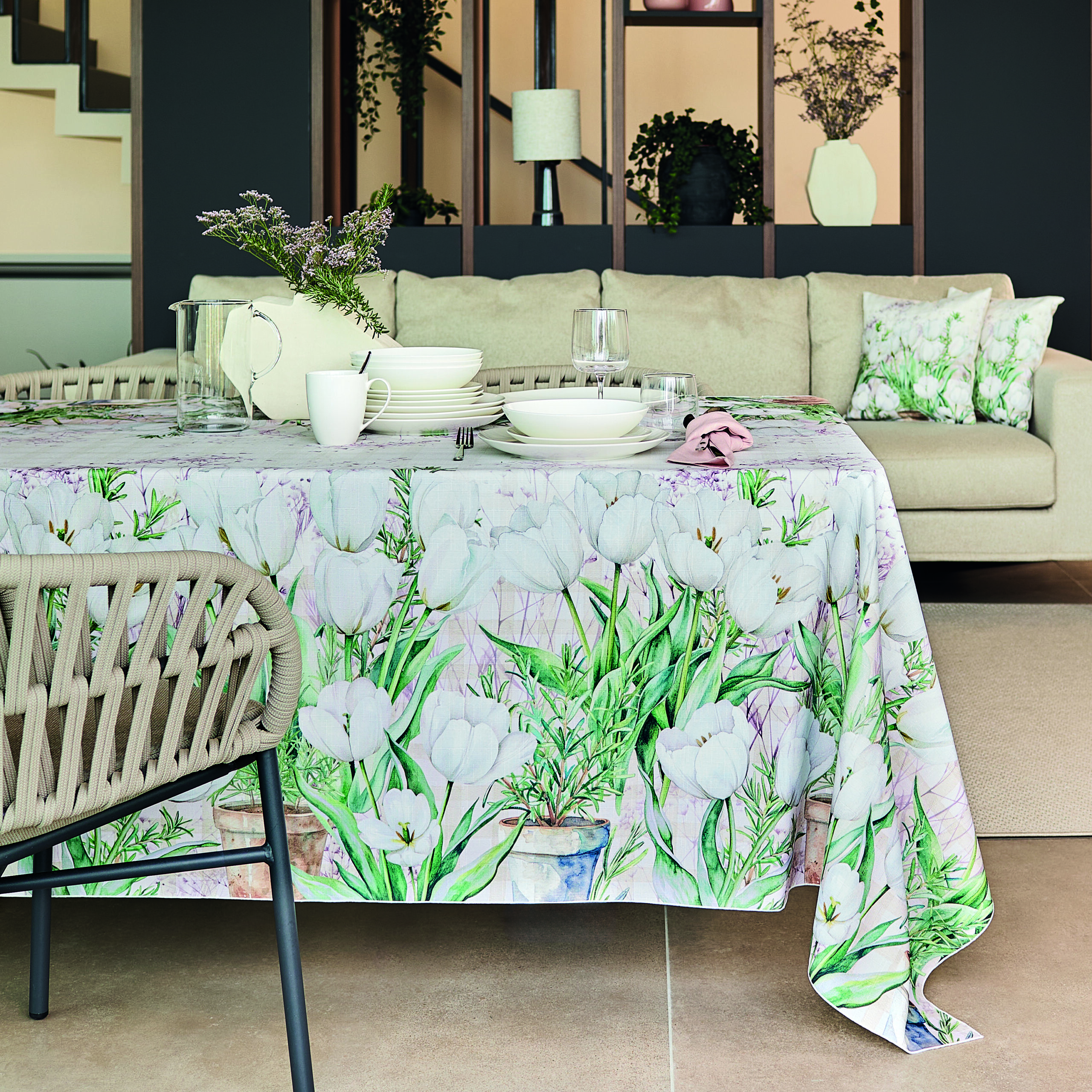 Tovaglia Primosole Antimacchia 110x155 - 4 Posti